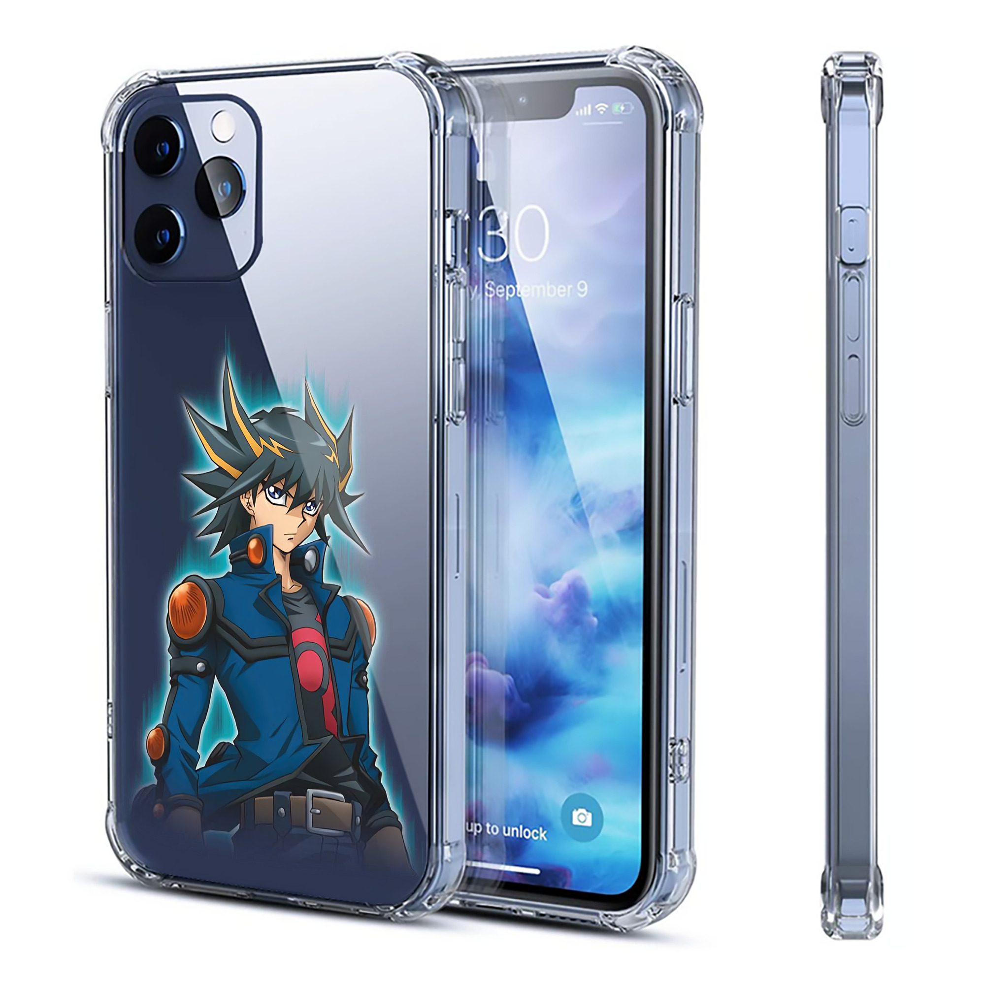 （画像用） 遊☆戯☆王 Yu-Gi-Oh! 【iPhone 12シリーズ対応】透明スマホケース（クリアソフトケース）